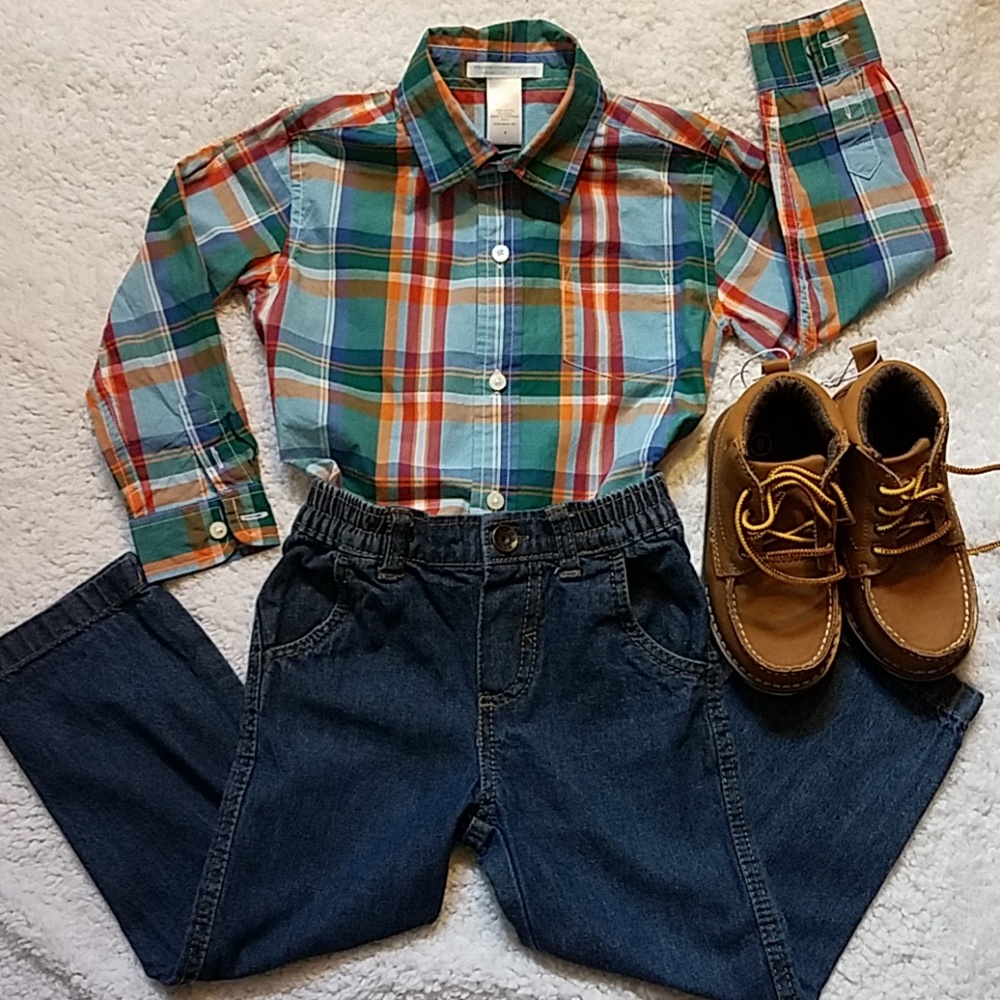 HP! 💕Boy Coordinating Set of Jeans & Shirt  3T